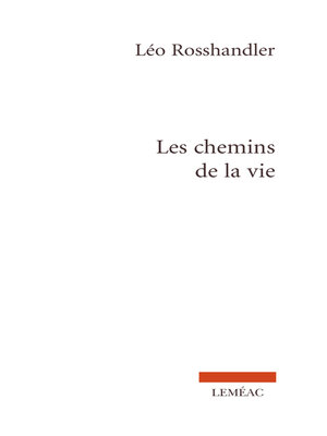 cover image of Les chemins de la vie